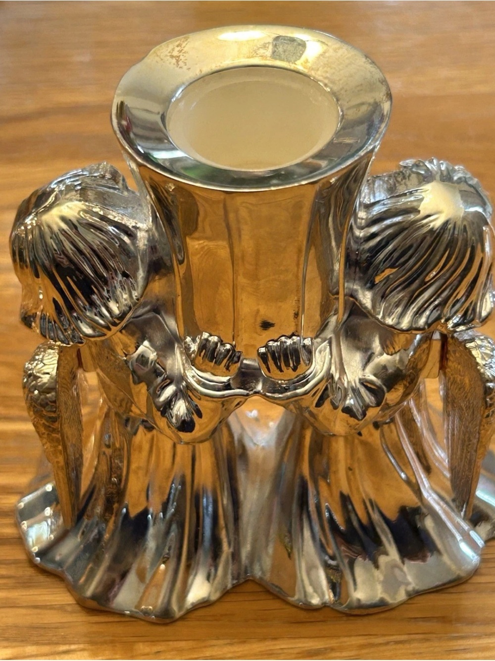 Sterling Silver plated WM Roger’s Candle Holder